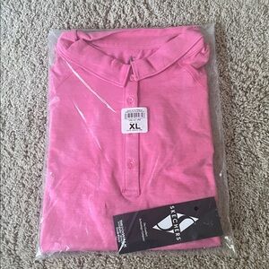 Skechers Pink short sleeve golf 
Shirt XL